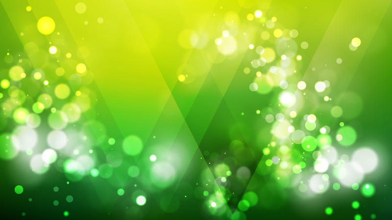 Abstract Dark Green Blurry Lights Background Vector