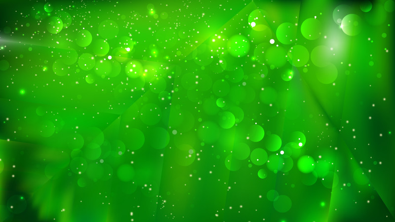 Abstract Dark Green Blurred Lights Background Image