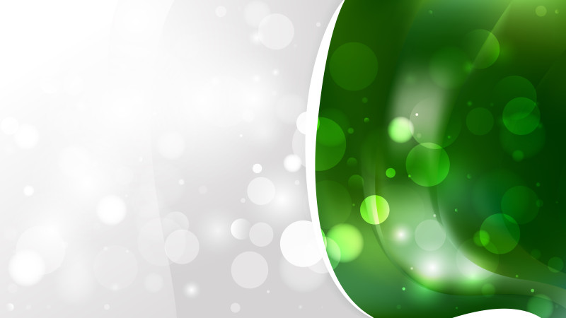 Abstract Dark Green Blurred Lights Background Image