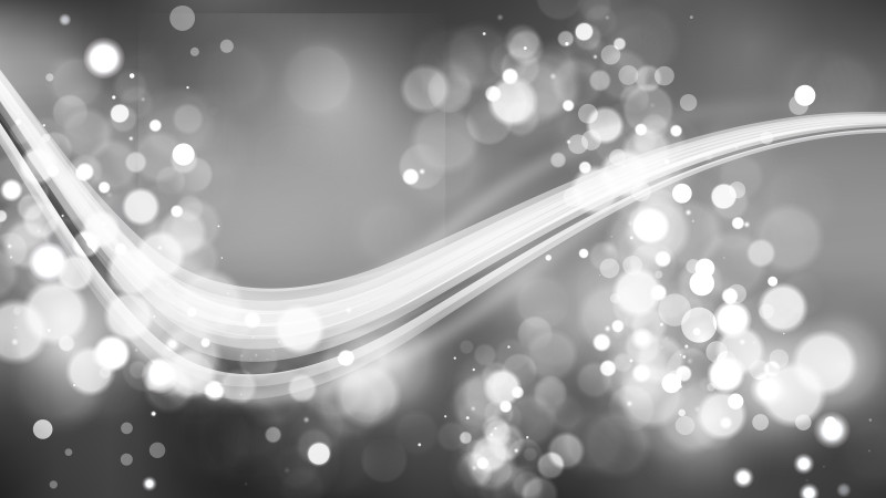 Abstract Dark Grey Blurred Bokeh Background Design