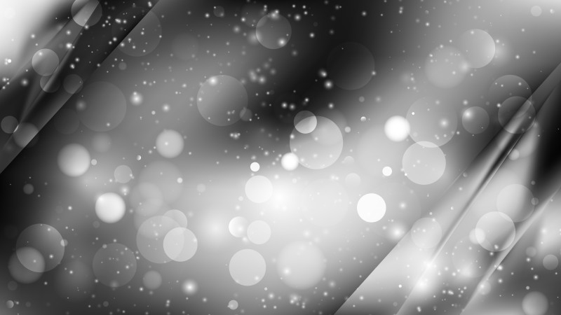 Abstract Dark Grey Blurred Lights Background