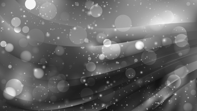 Abstract Dark Grey Blurred Bokeh Background