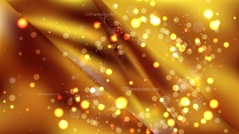 Abstract Dark Orange Blurred Lights Background Design