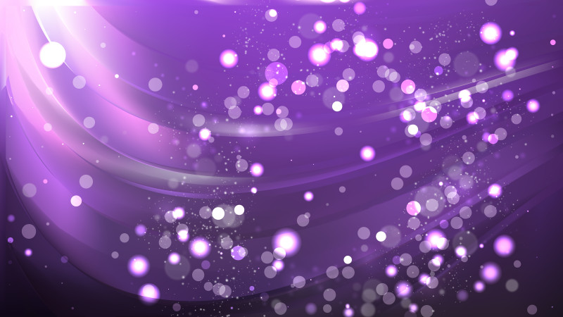Abstract Dark Purple Blur Lights Background Vector