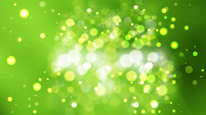 Abstract Green Defocused Lights Background