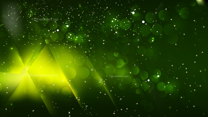 Abstract Green and Black Blurry Lights Background Image