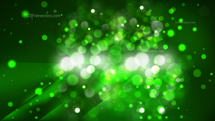 Abstract Green and Black Blurred Bokeh Background Image