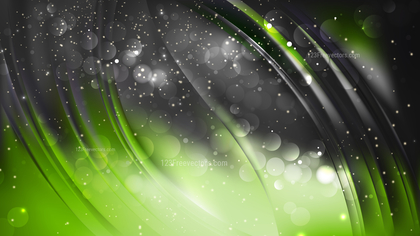 Abstract Green and Black Lights Background Design