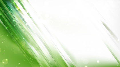 Abstract Green and White Bokeh Lights Background Design