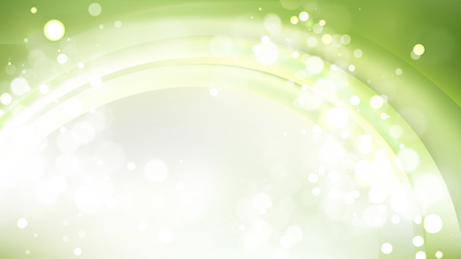 Abstract Green and White Defocused Lights Background Design