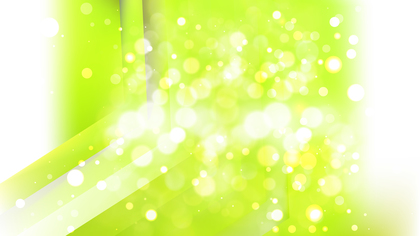 Abstract Green and White Blurred Bokeh Background