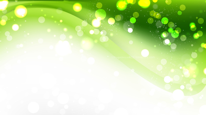 Abstract Green and White Defocused Background Vector