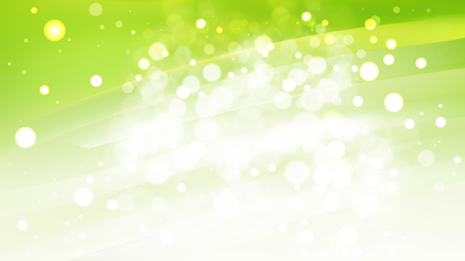 Abstract Green and White Blurred Bokeh Background Vector