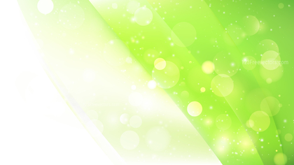 Abstract Green and White Blurred Bokeh Background Vector