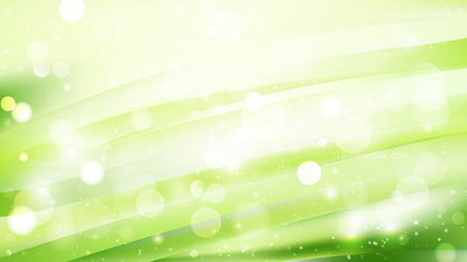 Abstract Green and White Bokeh Background Image