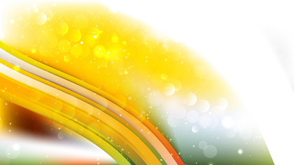 Abstract Green and Yellow Bokeh Background Design