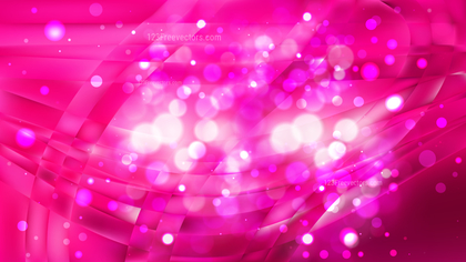Abstract Hot Pink Bokeh Lights Background