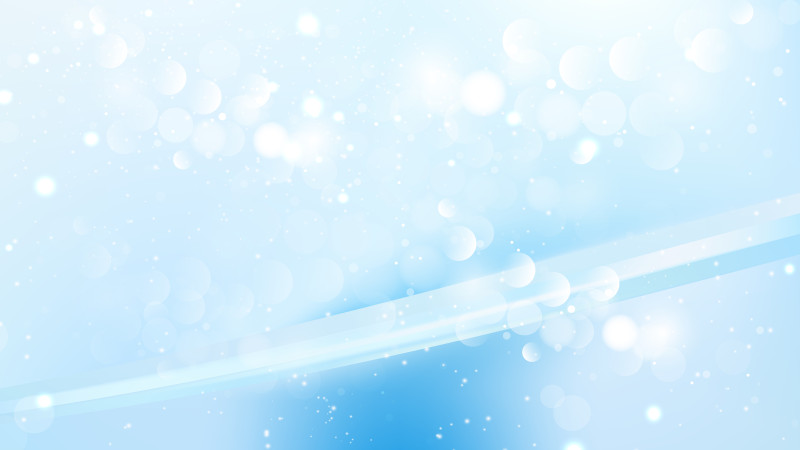Abstract Light Blue Blur Lights Background Vector
