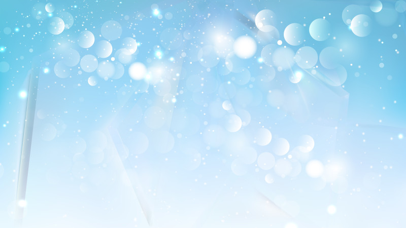 Abstract Light Blue Blurry Lights Background Vector