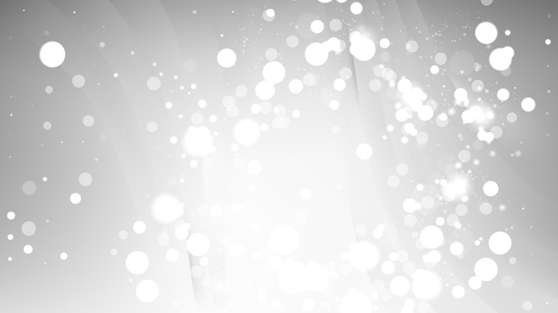 Abstract Light Grey Blurred Lights Background Vector