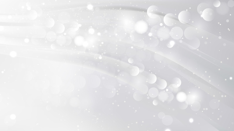 Abstract Light Grey Blurred Lights Background Vector