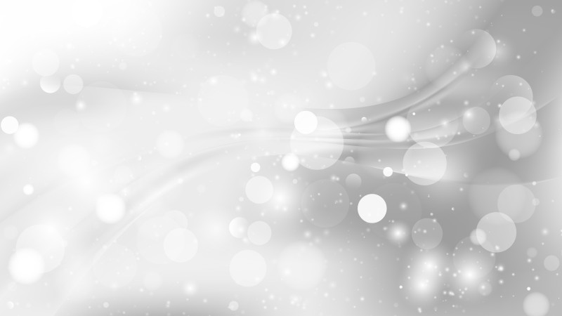 Abstract Light Grey Blurry Lights Background Vector