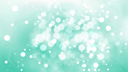 Abstract Mint Green Blur Lights Background Vector