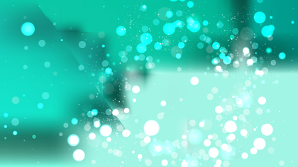 Abstract Mint Green Lights Background Vector
