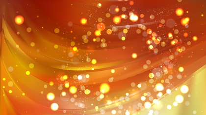 Abstract Orange and Yellow Defocused Lights Background Vector