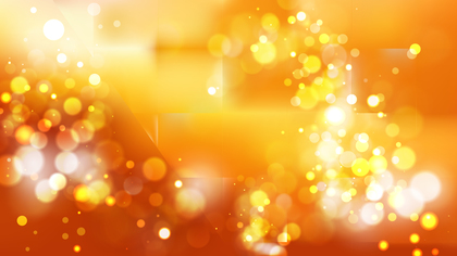 Abstract Orange and Yellow Bokeh Defocused Lights Background Vector