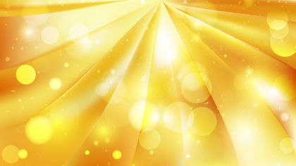 Abstract Orange and Yellow Bokeh Lights Background Image