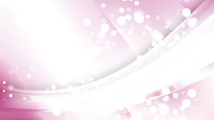 Abstract Pink and White Bokeh Lights Background Image