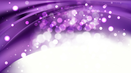 Abstract Purple and White Blurred Lights Background Design