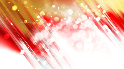 Abstract Red and Gold Blurred Bokeh Background Image
