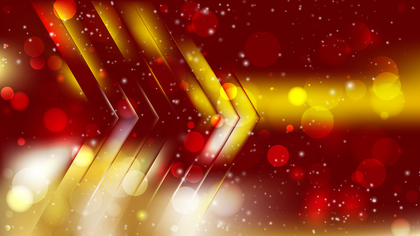 Abstract Red and Gold Bokeh Defocused Lights Background Image