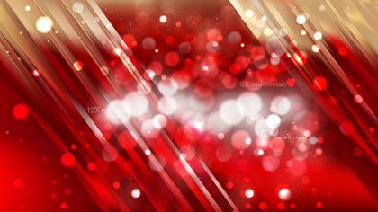 Abstract Red and Gold Bokeh Lights Background Image