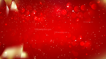 Abstract Red and Gold Defocused Lights Background Image