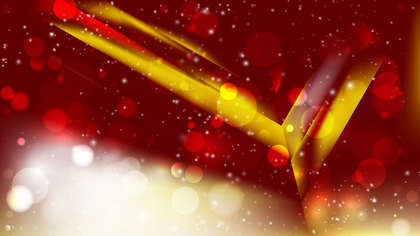 Abstract Red and Gold Defocused Lights Background Design