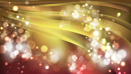 Abstract Red and Gold Bokeh Background Design