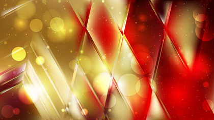 Abstract Red and Gold Blurry Lights Background Design