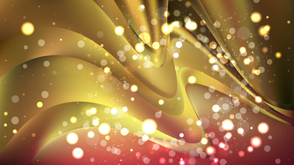 Abstract Red and Gold Bokeh Defocused Lights Background Design