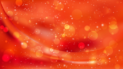 Abstract Red and Orange Blurred Lights Background