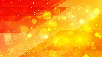 Abstract Red and Yellow Blurry Lights Background Vector