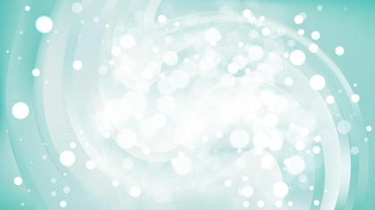 Abstract Turquoise and White Blurry Lights Background