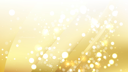 Abstract White and Gold Defocused Background Design