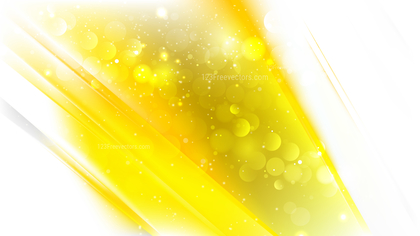 Abstract Yellow and White Defocused Lights Background Vector