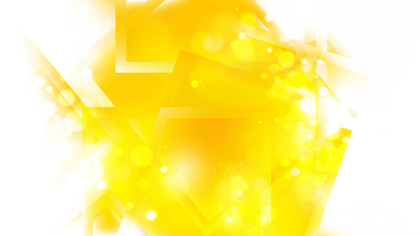 Abstract Yellow and White Defocused Lights Background Image