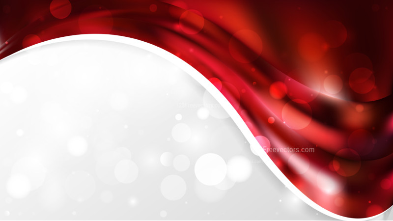 Cool Red Wave Business Background
