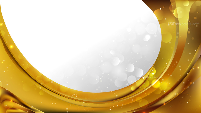 Abstract Gold Business Brochure Illustrator