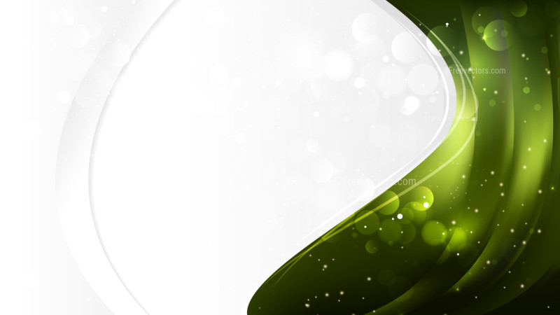 Green and Black Wave Business Background